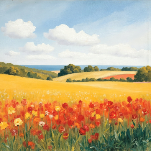 Observed landscape artwork