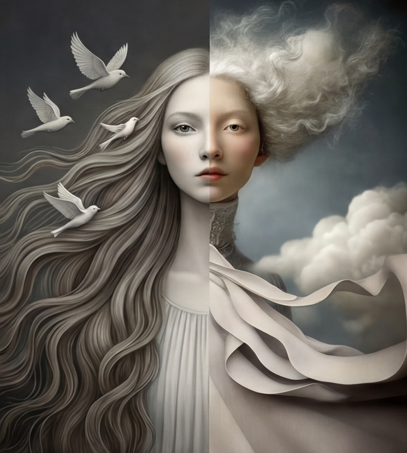 Surreal portrait from the HG ARt collection